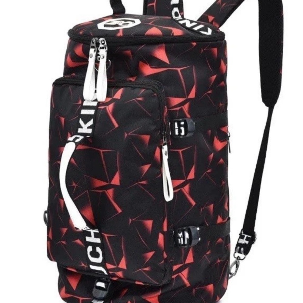 Duffle/Backpack Convertible Gym Bag for Men or Women